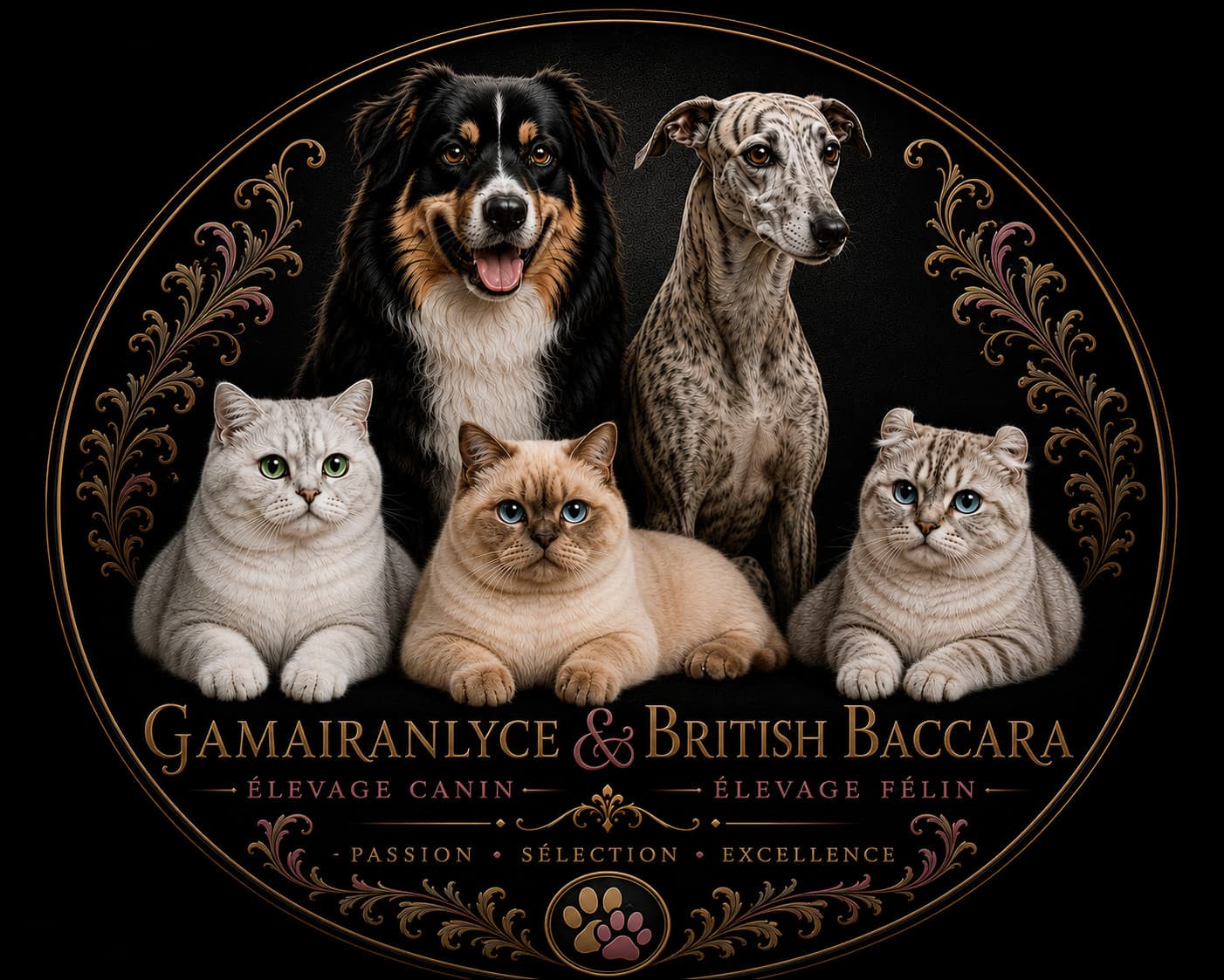 British baccara & Gamairanlyce — notre élevage